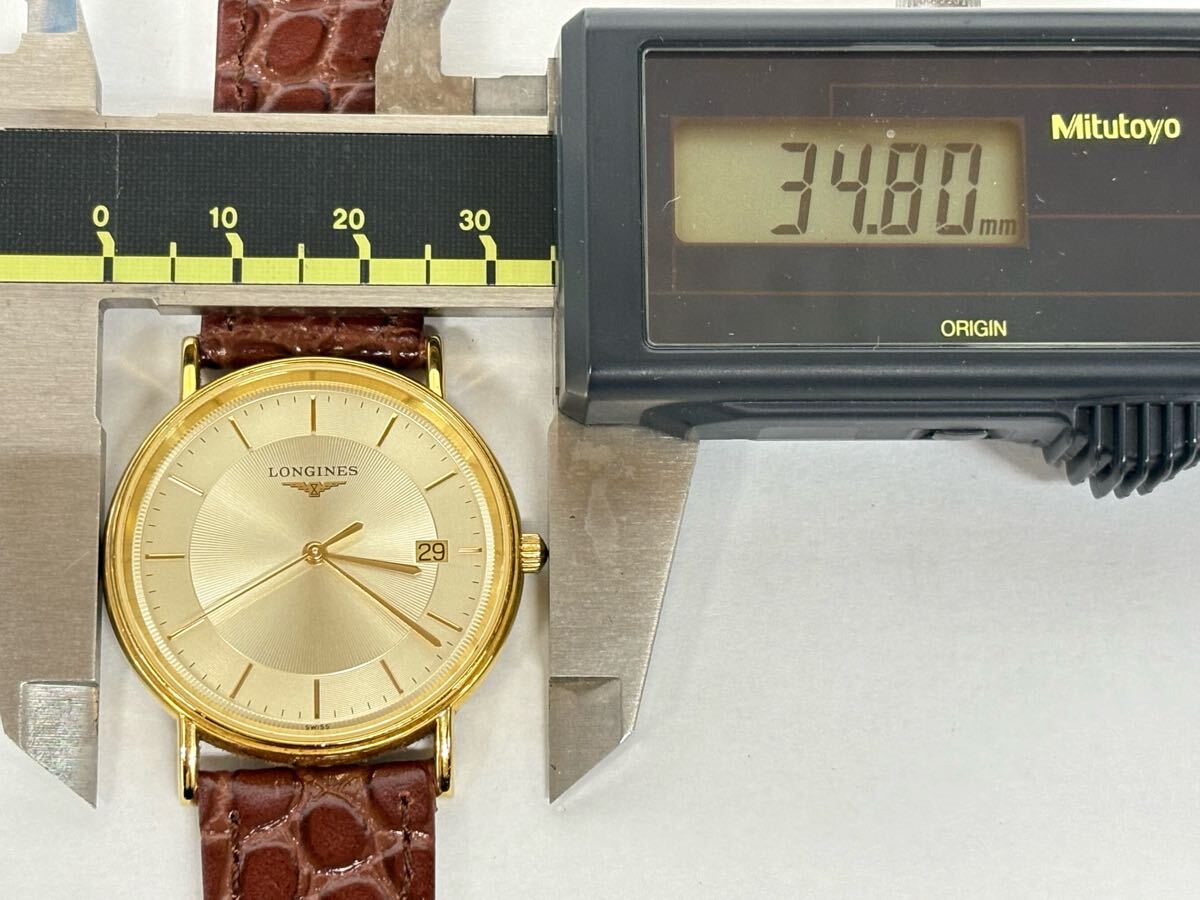 超美品 LONGINES メンズ 純正ベルト ラウンド クォーツ L4.720.2 超美品 LONGINES メンズ 純正ベルト ラウンド クォーツ L4.720.2