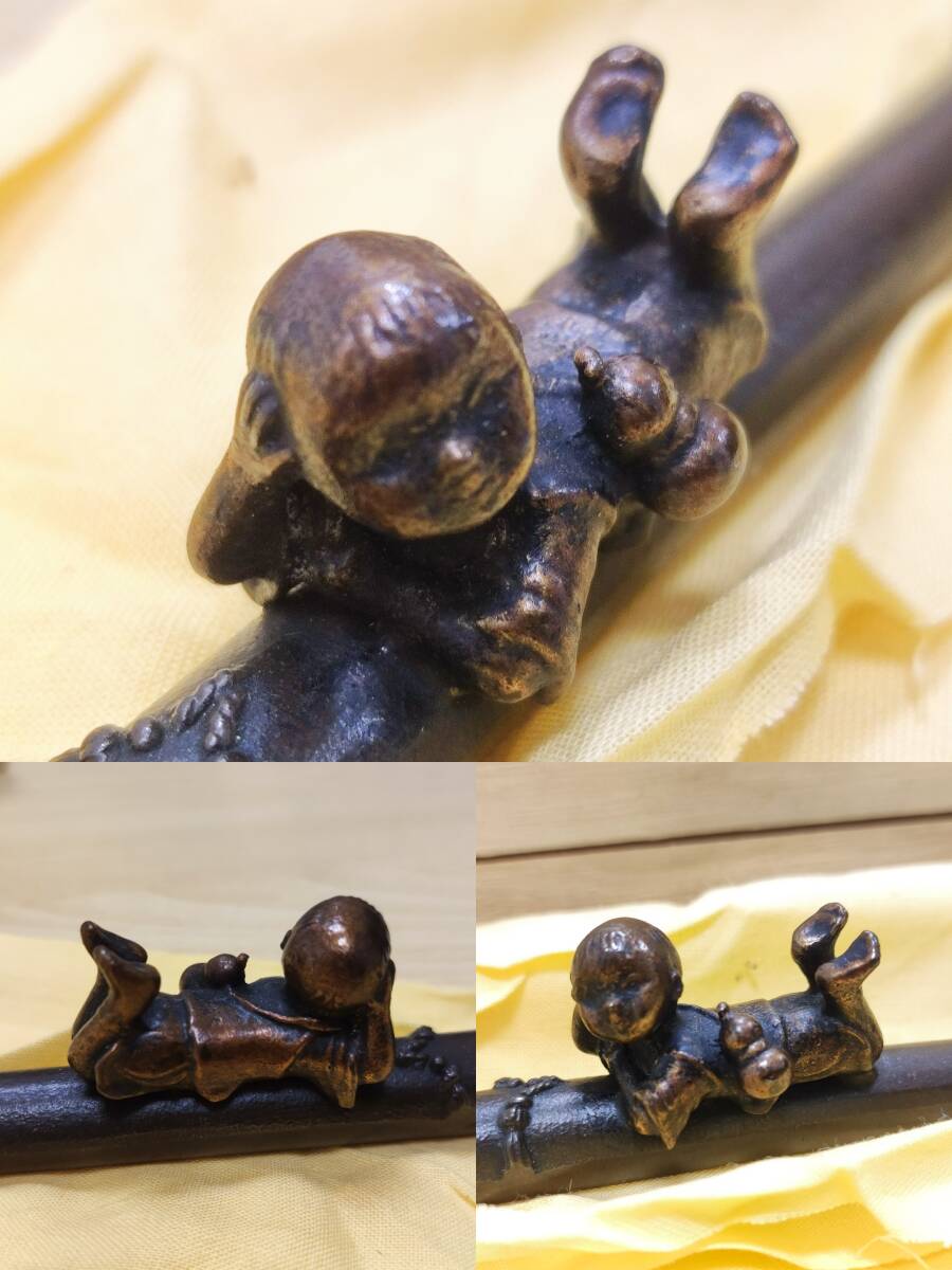 未使用保管品☆青銅製文鎮 ひととき 下尾治彦 共箱付 高岡銅器 未使用保管品☆青銅製文鎮 ひととき 下尾治彦 共箱付 高岡銅器