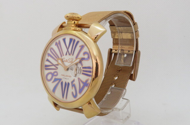 1円~GaGa MILANO ガガミラノ MANUALE 46 マヌアーレ 4898 1円~GaGa MILANO ガガミラノ MANUALE 46 マヌアーレ 4898