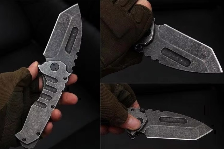 在庫処分特価！Medford Praetorian Style Tactical Tanto Folding Knife　メドフォードスタイル タクティカル フォールディングナイフ_画像3