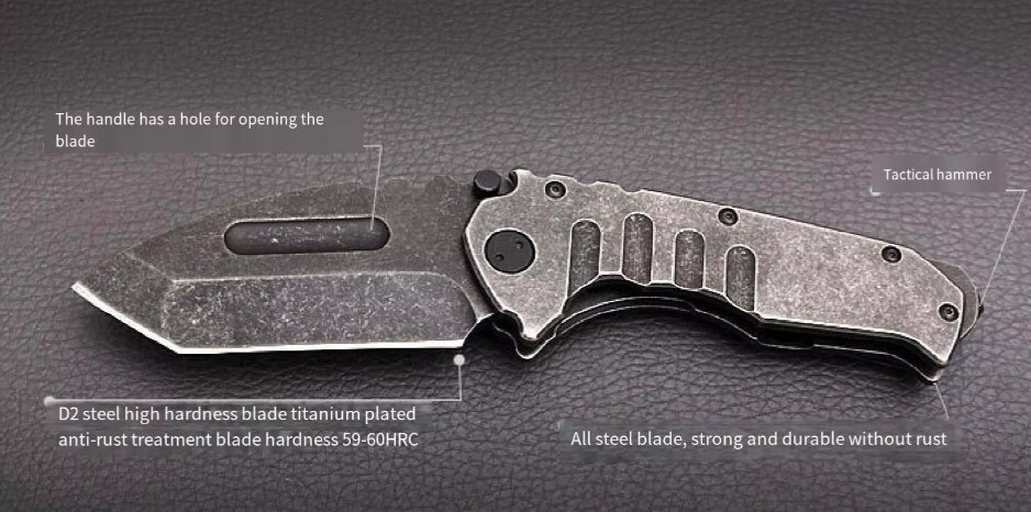 在庫処分特価！Medford Praetorian Style Tactical Tanto Folding Knife　メドフォードスタイル タクティカル フォールディングナイフ_画像2
