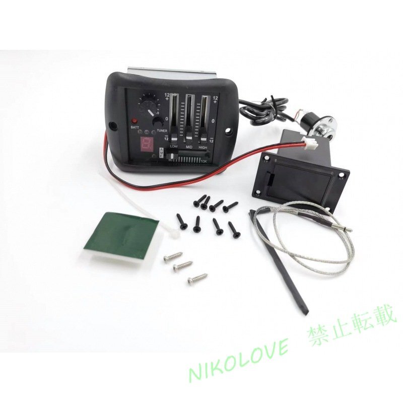  новый товар акустическая гитара предусилитель eq эквалайзер piezo тюнер pick up вилка гитара гитара аксессуары 