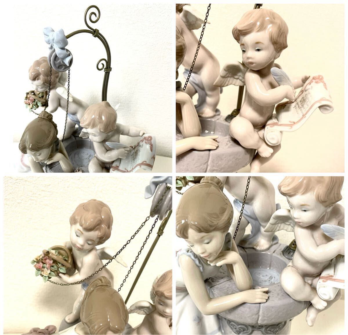 LLADRO リヤドロ 天使 少女 高さ 35cm フィギュリン 置物 LLADRO リヤドロ 天使 少女 高さ 35cm フィギュリン 置物