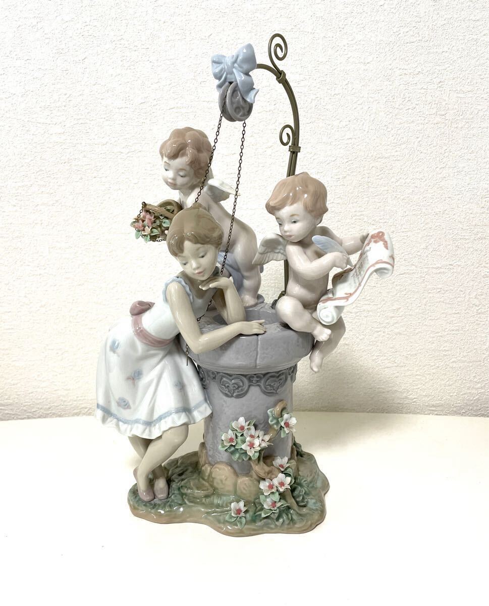 LLADRO リヤドロ 天使 少女 高さ 35cm フィギュリン 置物 LLADRO リヤドロ 天使 少女 高さ 35cm フィギュリン 置物