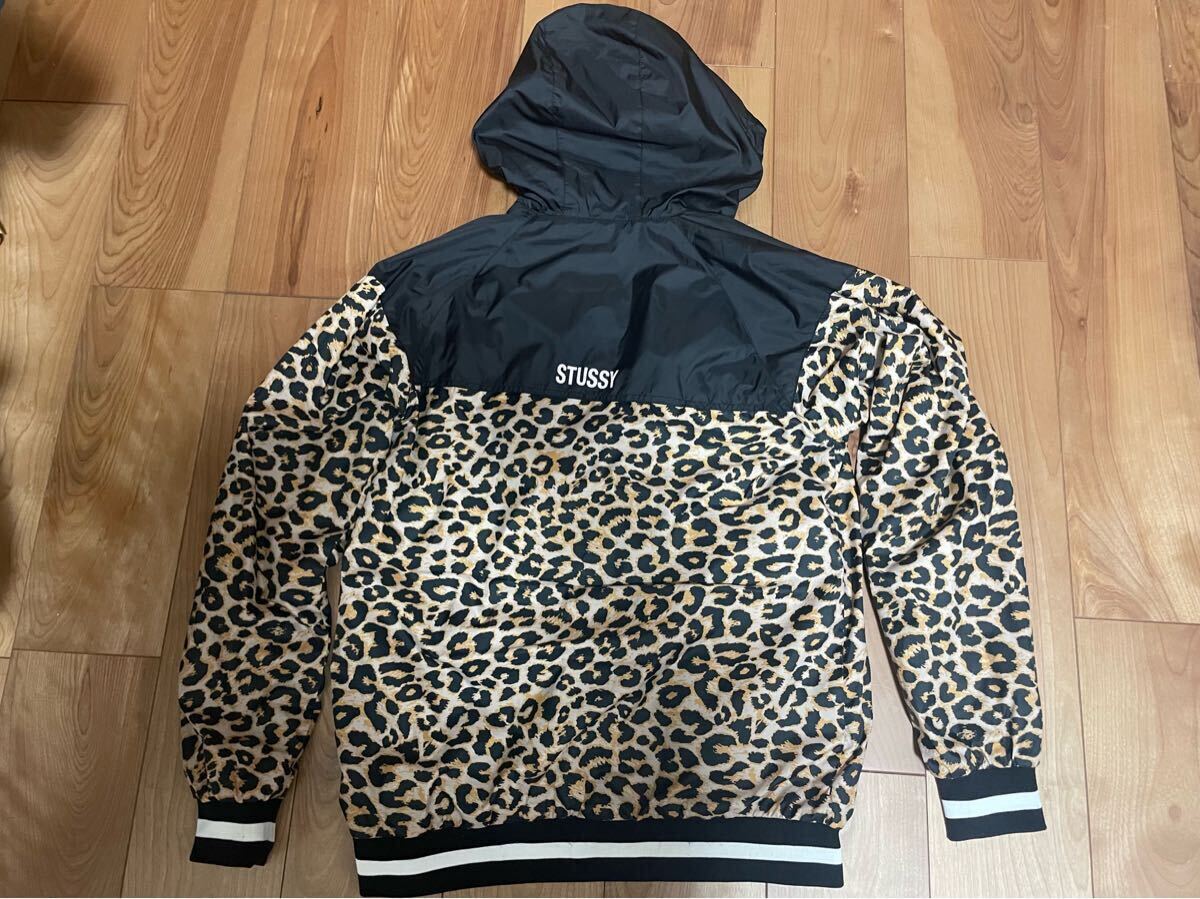 STUSSY ステューシー ナイロンジャケット パーカー レオパード STUSSY ステューシー ナイロンジャケット パーカー レオパード