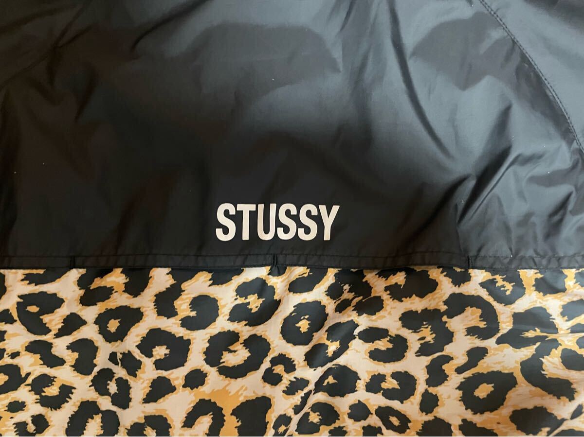STUSSY ステューシー ナイロンジャケット パーカー レオパード STUSSY ステューシー ナイロンジャケット パーカー レオパード