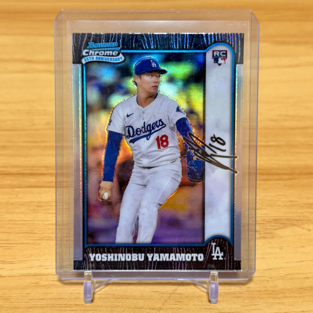 1円スタート!2024 Topps Bowman Chrome 山本由伸 25th 1円スタート!2024 Topps Bowman Chrome 山本由伸 25th