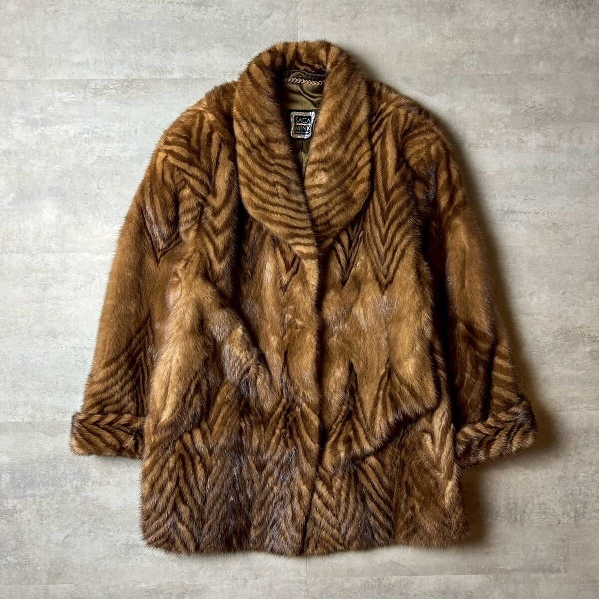サガミンク SAGA MINK Y&Y COLLEZIONE ミンク ショートコート サガミンク SAGA MINK Y&Y COLLEZIONE ミンク ショートコート