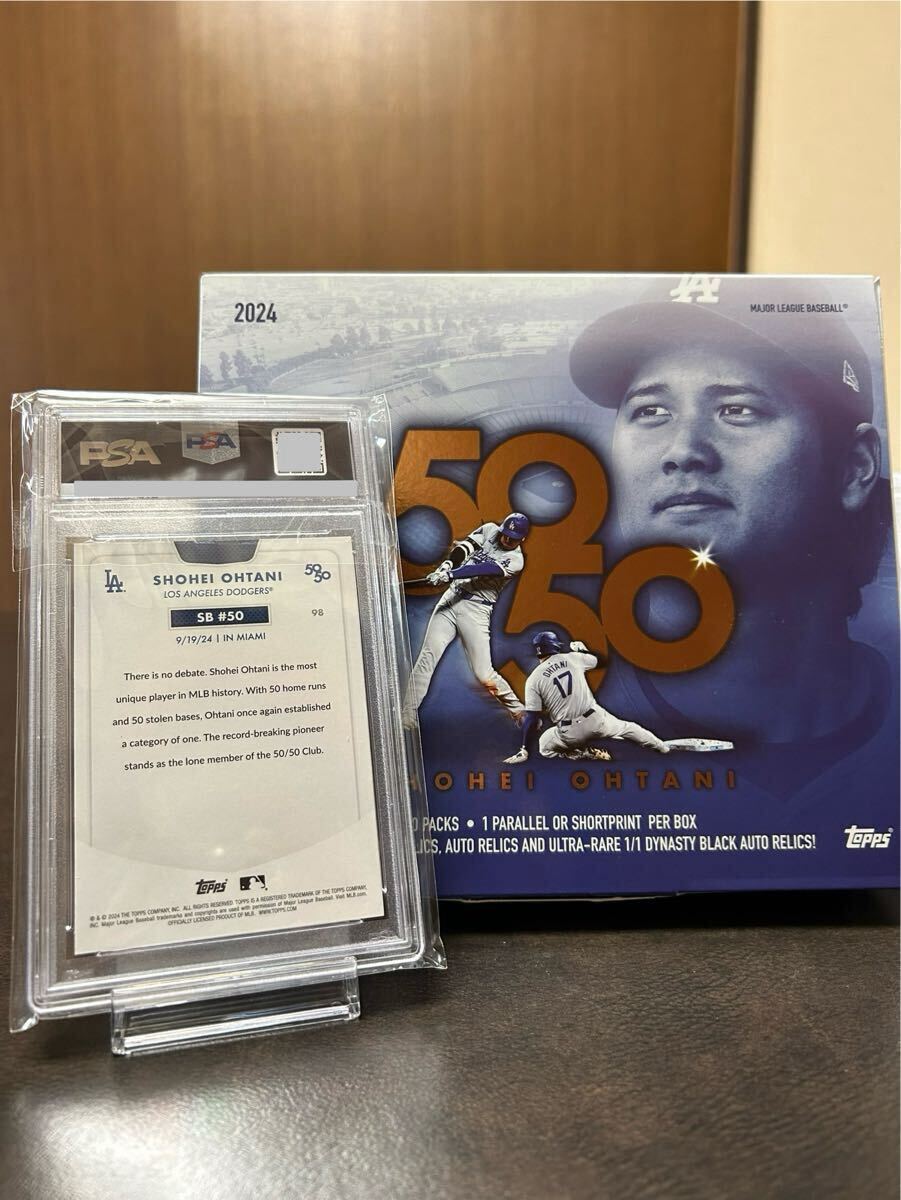 記念すべき50盗塁目】2024 MLB topps 50/50 SHOHEI OHTANI 大谷