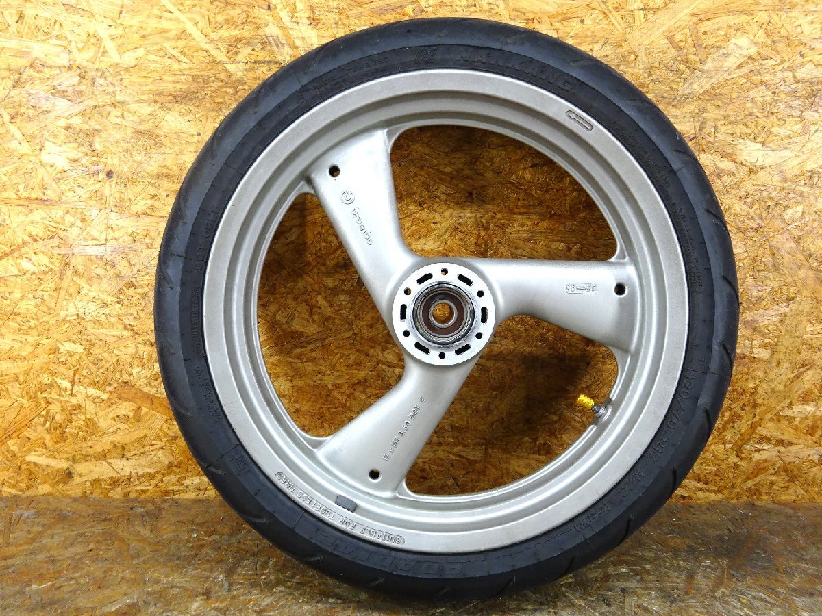 [G96] DUCATI ドゥカティM900 モンスター ☆brembo ブレンボ フロントホイール 17×3.50