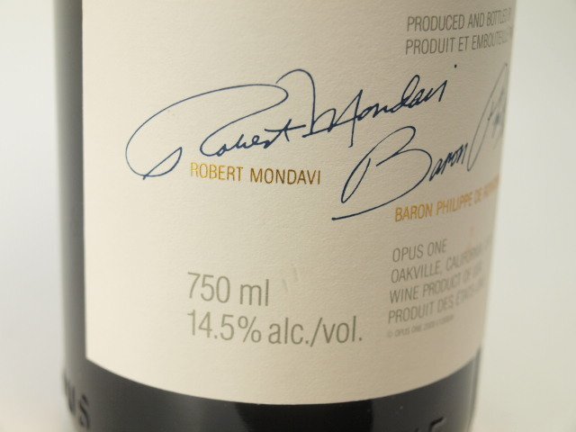 OPUS ONE オーパスワン 2007年 750ml/14.5%☆AO1292(アメリカ OPUS ONE オーパスワン 2007年 750ml/14.5%☆AO1292(アメリカ