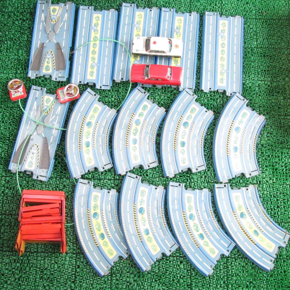 昭和レトロ ヨネザワ 高級電気玩具 二車線立体 ハイウェイセット 昭和レトロ ヨネザワ 高級電気玩具 二車線立体 ハイウェイセット