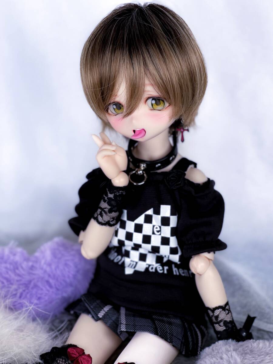 p-house】 DDH-01 カスタムヘッド アイ 舌パーツ×2種 ソフビ盛り