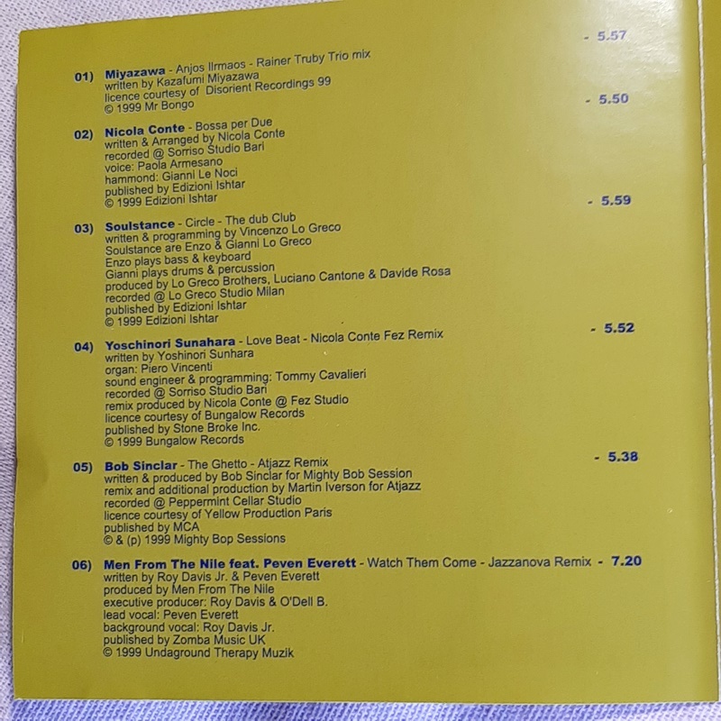 V.A.「Break n' Bossa chapter 2」＊イタリアSCHEMAの人気コンピ　第2弾　＊BOB SINCLR, SOULSTANCE, NICOLA CONTE, MR HERMANOなど収録