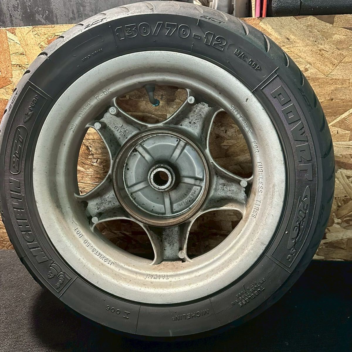 動畫付A72 マジェスティ125 FI YAMAHA 純正　ホイール　前后セット　臺灣　LPRSE2710