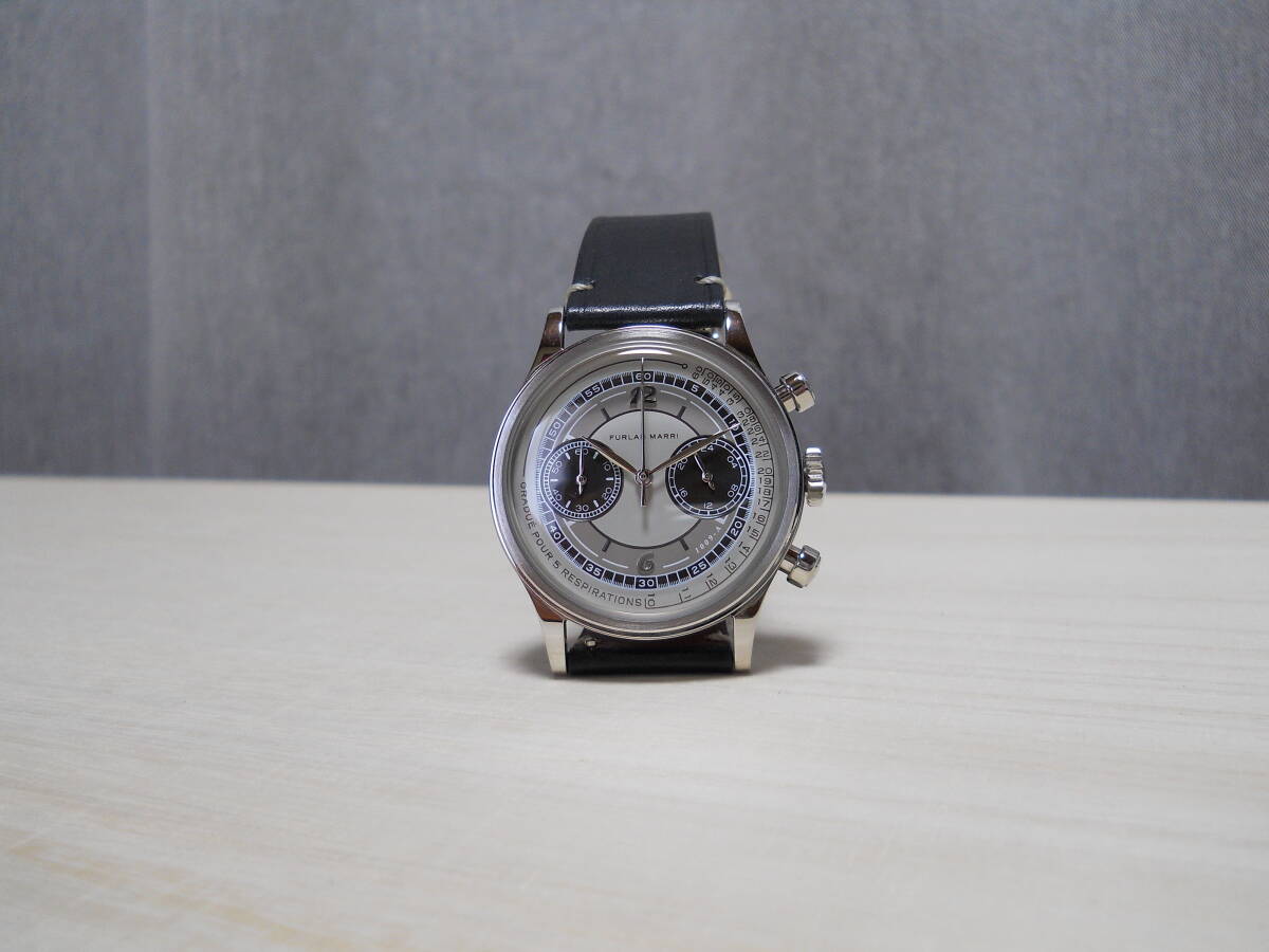 FURLAN MARRI ファーランマリ クロノグラフ パンダダイヤル 美品 FURLAN MARRI ファーランマリ クロノグラフ パンダダイヤル 美品
