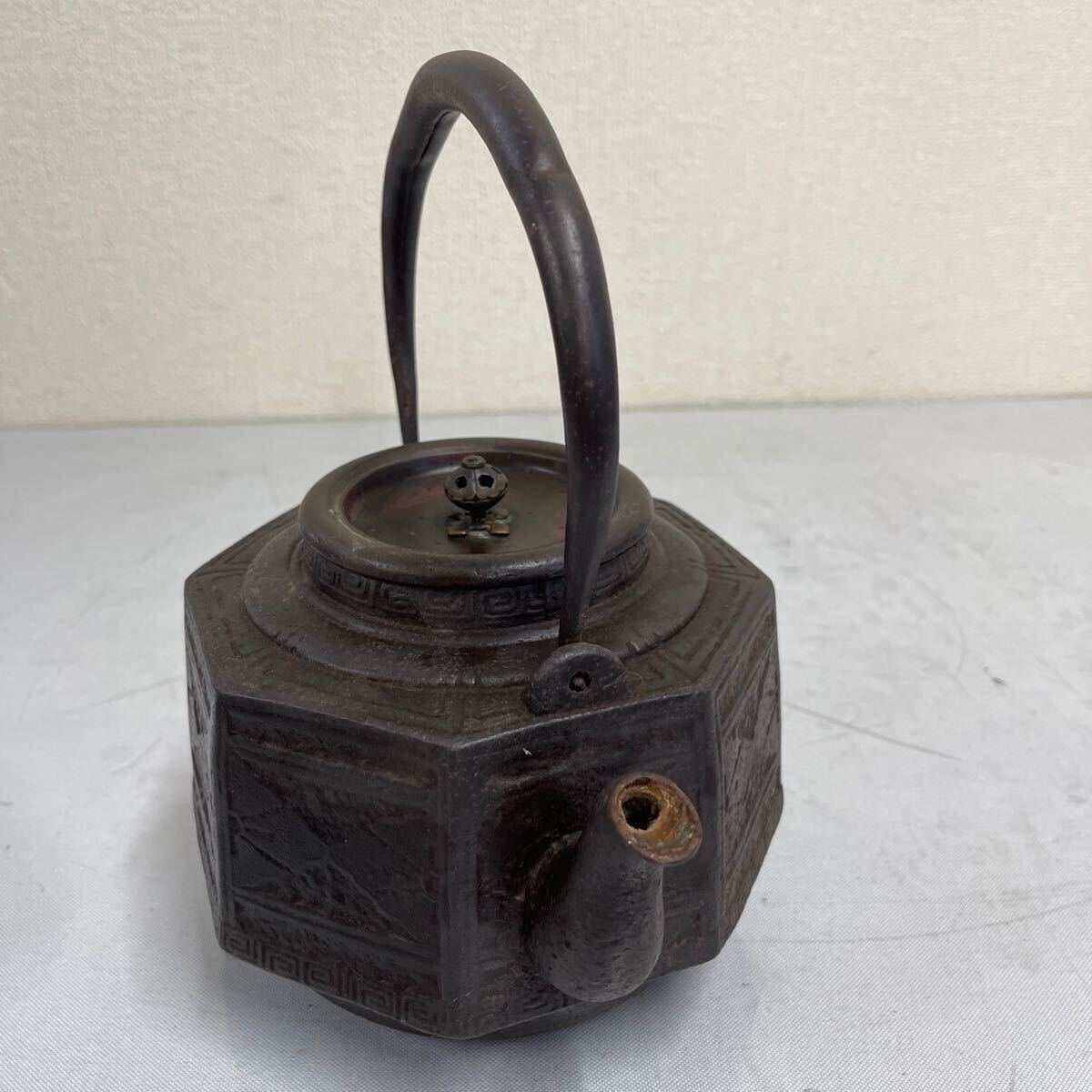 ♪ 鉄瓶 茶道具 アンティーク 龍文堂造(鉄瓶)|売買された ♪ 鉄瓶 茶道具 アンティーク 龍文堂造(鉄瓶)|売買された