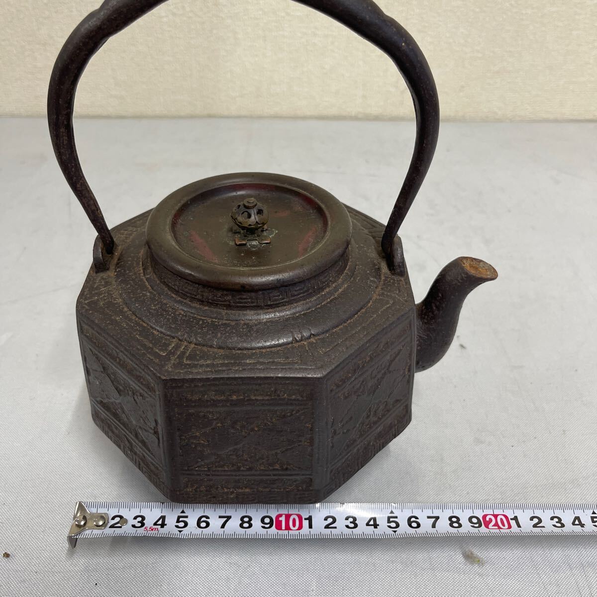 ♪ 鉄瓶 茶道具 アンティーク 龍文堂造(鉄瓶)|売買された ♪ 鉄瓶 茶道具 アンティーク 龍文堂造(鉄瓶)|売買された
