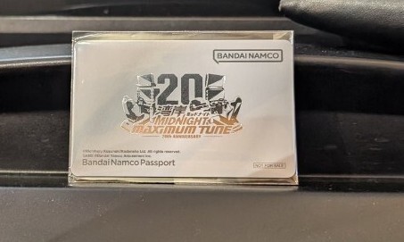 湾岸ミッドナイト6RR+ 20周年記念箔押しバナパスポートカード 湾岸ミッドナイト6RR+ 20周年記念箔押しバナパスポートカード