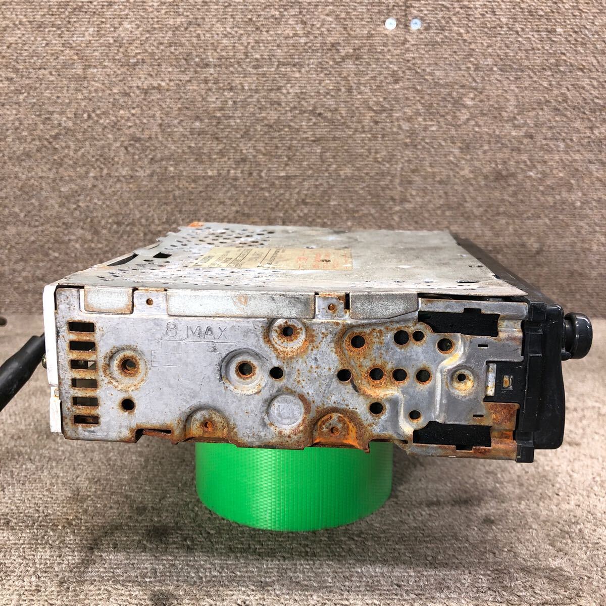 AV4-783 激安 カーステレオ MITSUBISHI RH-9105 32043017 カセットデッキ アンプ FM/AM オーディオ 通電未確認(rèn) ジャンク