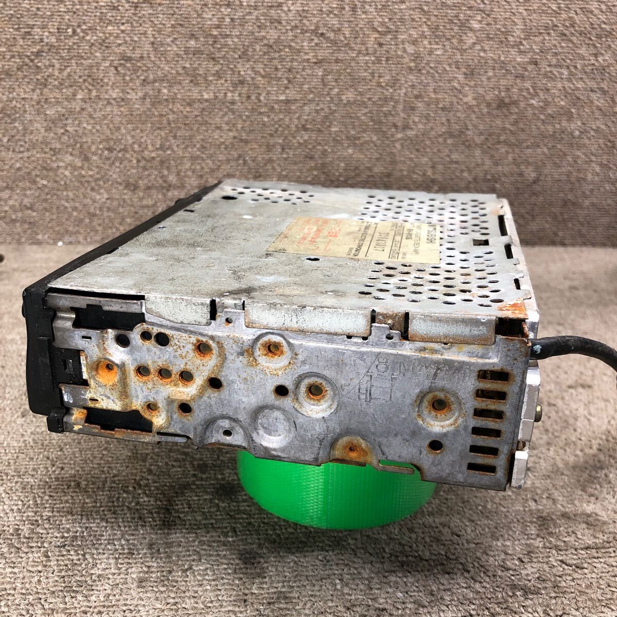 AV4-783 激安 カーステレオ MITSUBISHI RH-9105 32043017 カセットデッキ アンプ FM/AM オーディオ 通電未確認(rèn) ジャンク