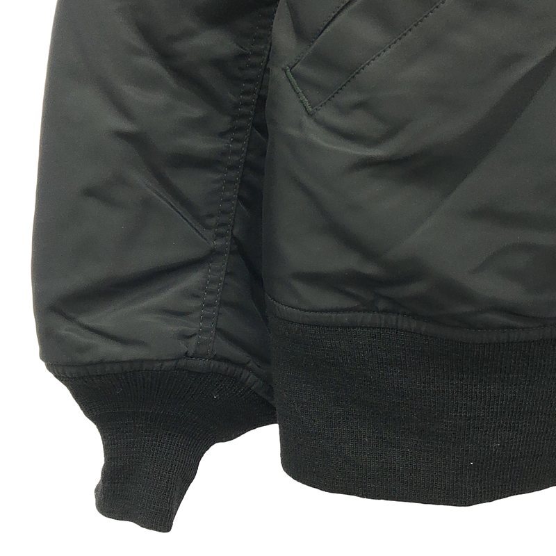 【美品】 marka / マーカ | 2024AW | NYLON TWILL MA-1 ナイロン ツイル ジャケット | 2 | ブラック | メンズ_画像3