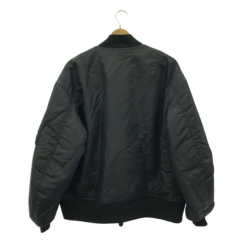 【美品】 marka / マーカ | 2024AW | NYLON TWILL MA-1 ナイロン ツイル ジャケット | 2 | ブラック | メンズ_画像5