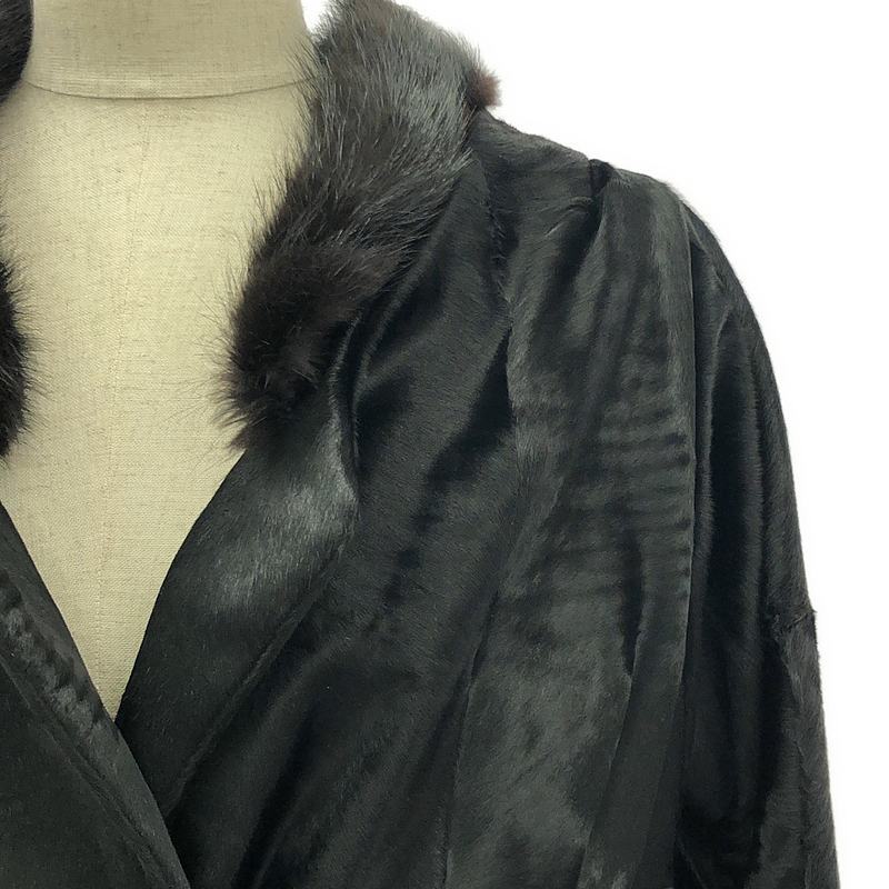 【美品】 MARNI / マルニ | シャンガオファー フック コート | 40 | ブラック | レディース_画像2