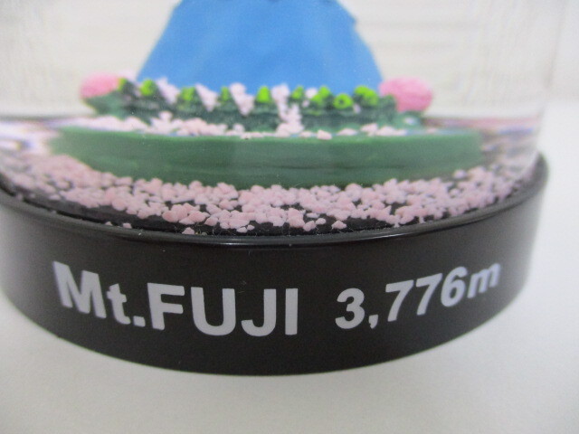 スノードーム 富士山 Mt.FUJI 3,776ｍ お土産 JAPANグッズ 中古品 激安1円スタート