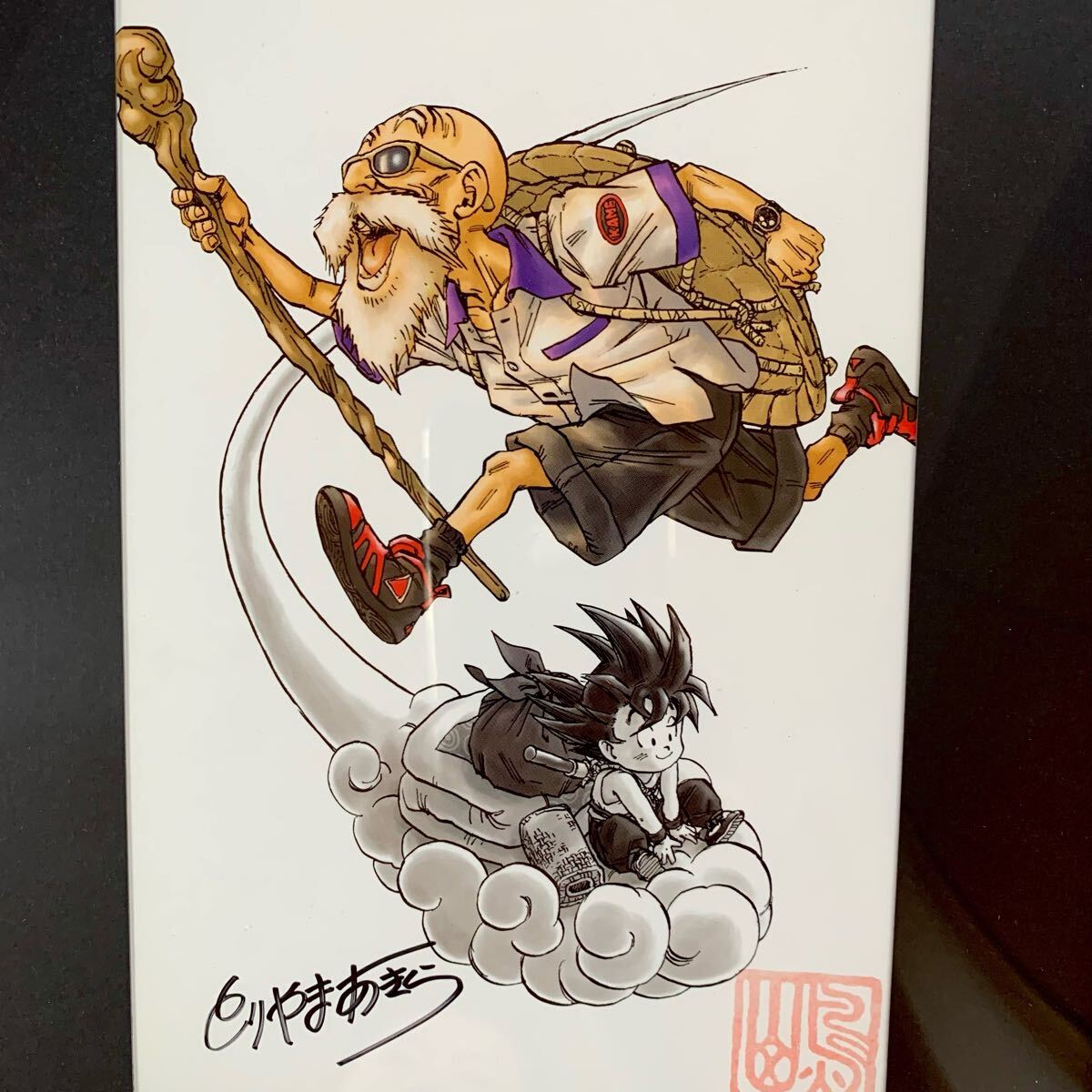 ドラゴンボール 鳥山明 複製原画 フルカラーイラスト 直筆サイン ドラゴンボール 鳥山明 複製原画 フルカラーイラスト 直筆サイン
