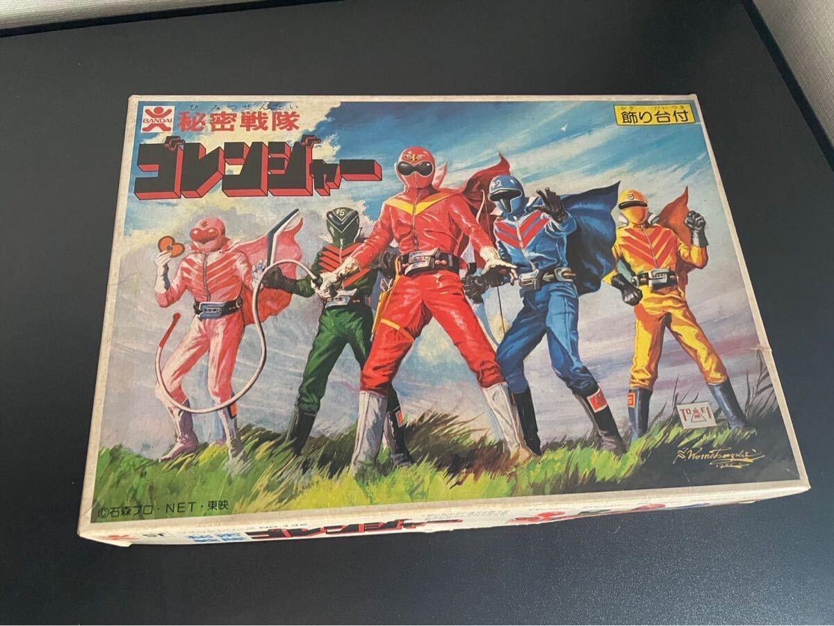 秘密戦隊ゴレンジャー プラモデル 未組立 旧バンダイ アカ 秘密戦隊ゴレンジャー プラモデル 未組立 旧バンダイ アカ