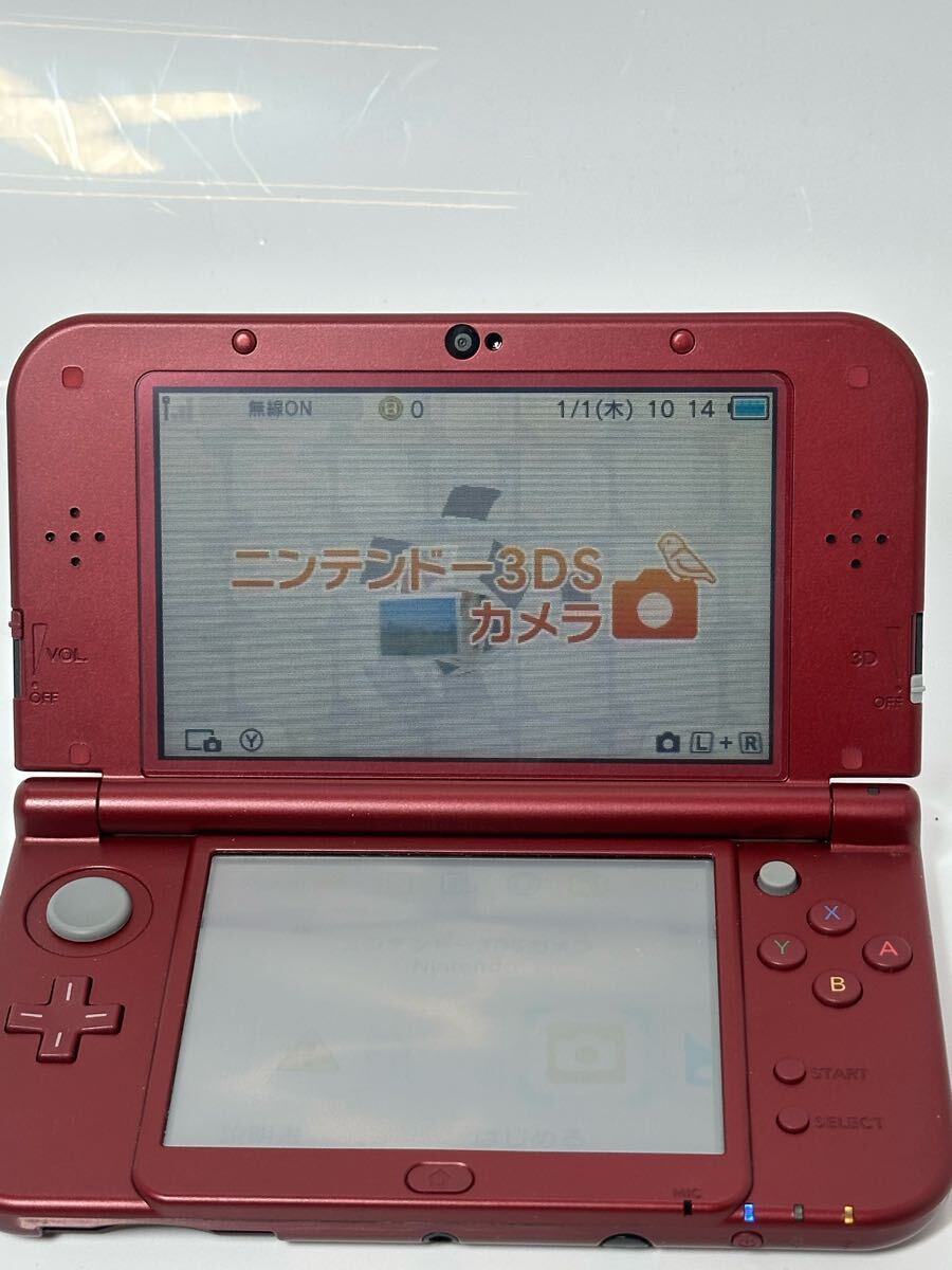 101 Newニンテンドー3DS LL メタリックレッド 充電器付き 動作 101 Newニンテンドー3DS LL メタリックレッド 充電器付き 動作