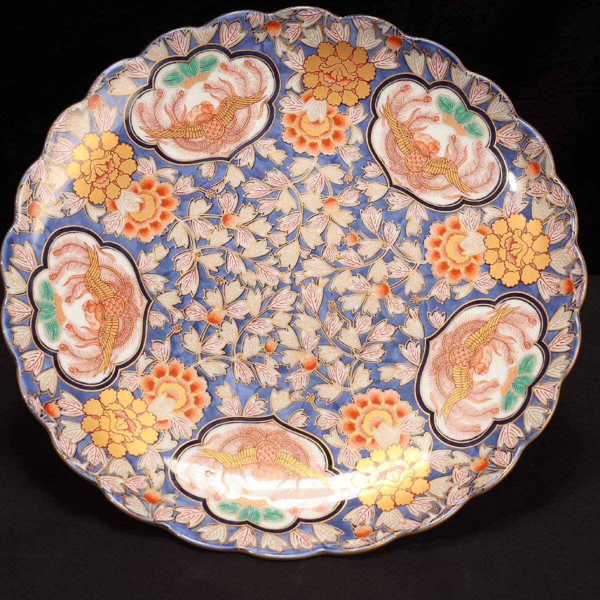 珍品堂】1円から E044 有田焼 幸楽窯 献上手古伊万里 金襴手花 珍品堂】1円から E044 有田焼 幸楽窯 献上手古伊万里 金襴手花