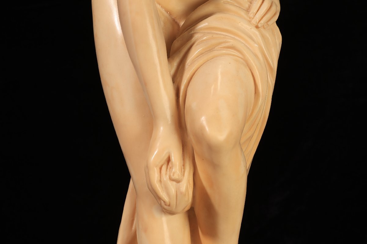 珍品堂】1円から C072 置物 少女像 細密彫刻 樹脂 古美術 骨董品 珍品堂】1円から C072 置物 少女像 細密彫刻 樹脂 古美術 骨董品