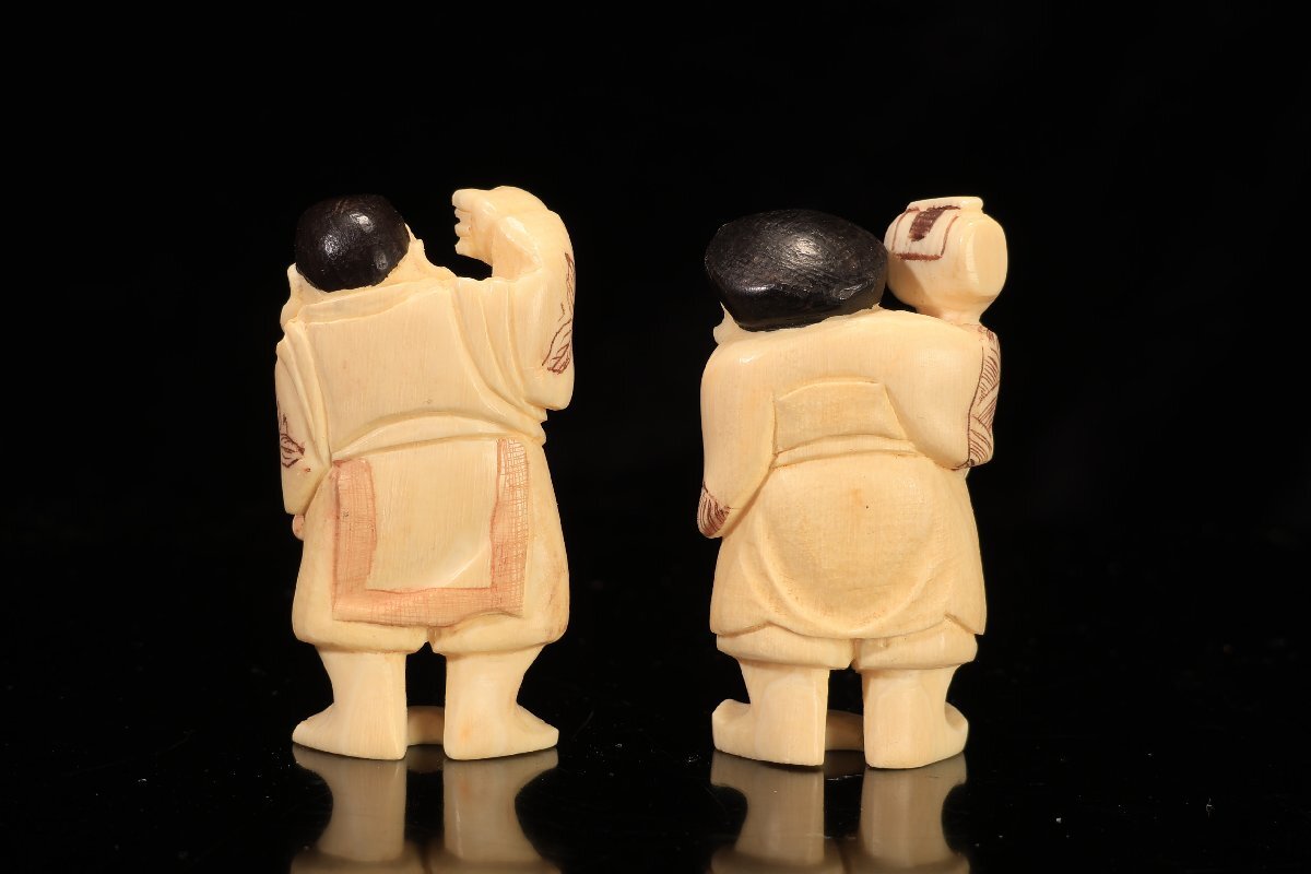 珍品堂】1円から C068 置物 七福神 箱付 七台 細密彫刻 天然素材 珍品堂】1円から C068 置物 七福神 箱付 七台 細密彫刻 天然素材