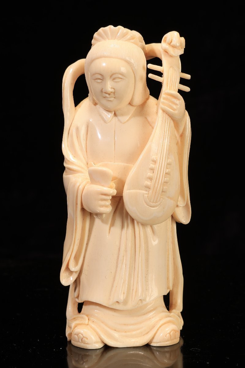 珍品堂】1円から B069 七福神 東洋彫刻 縁起物 まとめ売 細密
