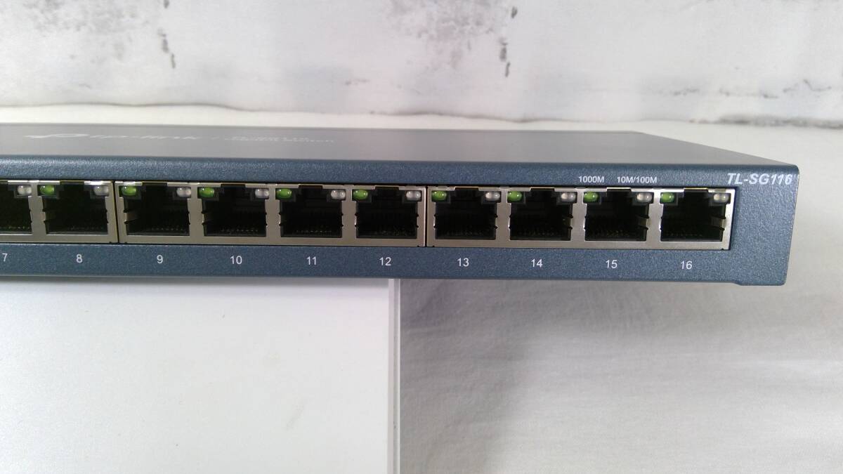 tp-link 16 порт Giga bit настольный переключатель TL-SG116[T-175]