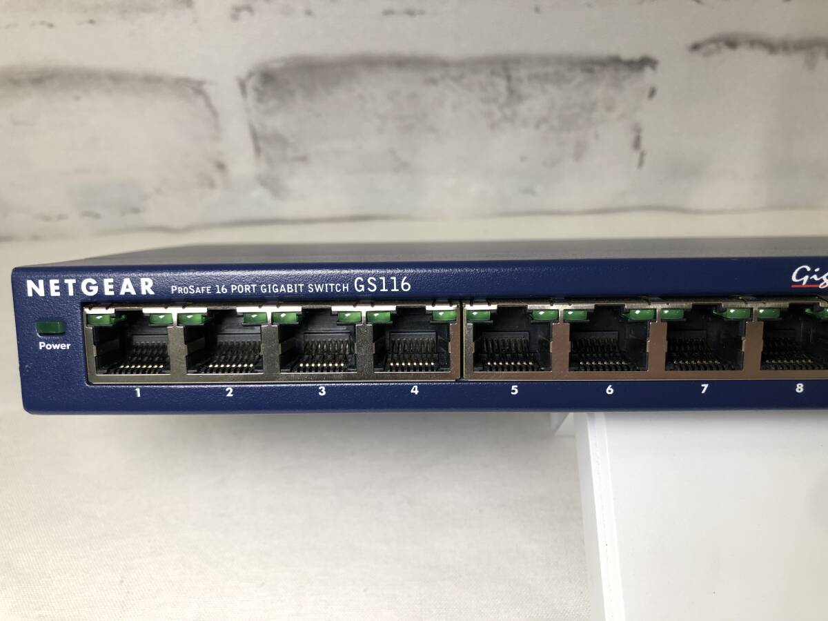 NETGEAR GS116v2 16 порт Giga bit i-sa сеть переключатель [T-272]