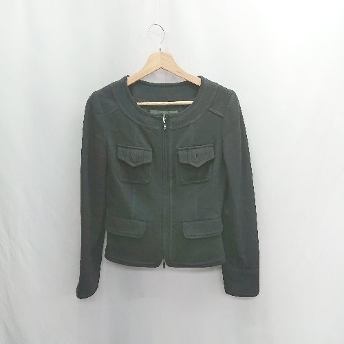 ◇ ? BODY DRESSING Deluxe ウール 長袖 ジャケット サイズ38 ブラック レディース E