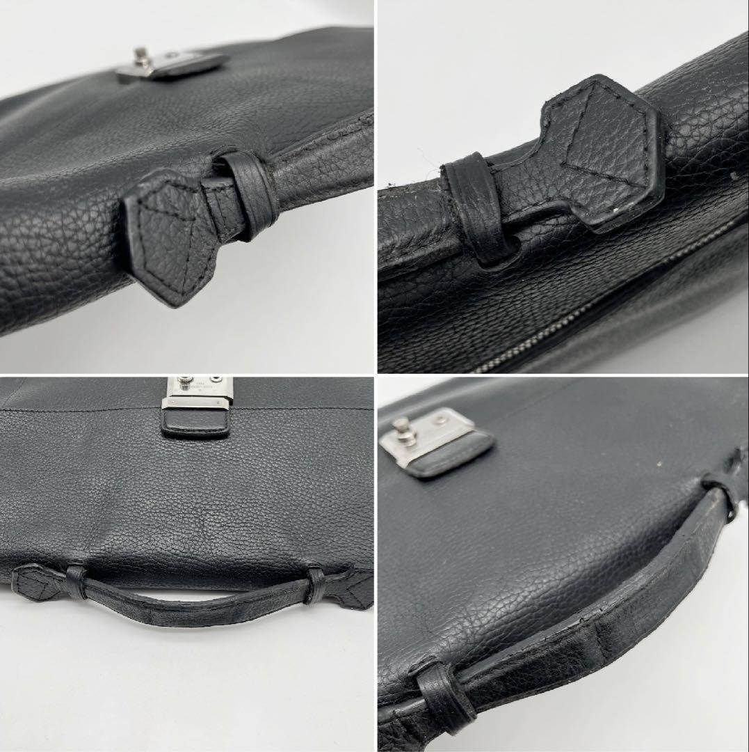 LOUIS VUITTON ルイヴィトン　ドリアン　ビジネスバッグ　メンズ トリヨンレザー　黒　ブラック　金具破損 M56014