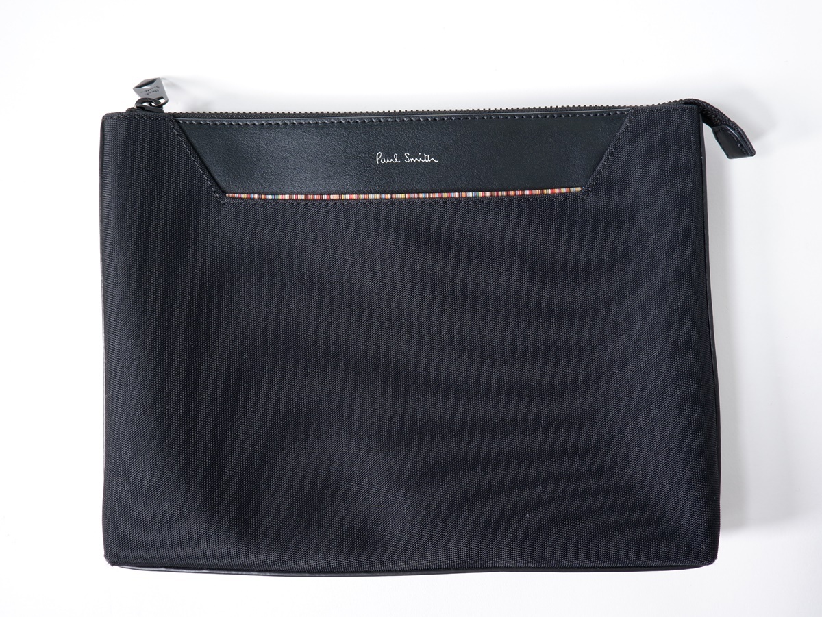 Paul Smith/ポールスミス シグネチャーストライプ トラベル サコッシュ ショルダーバッグ [MBGA77824]