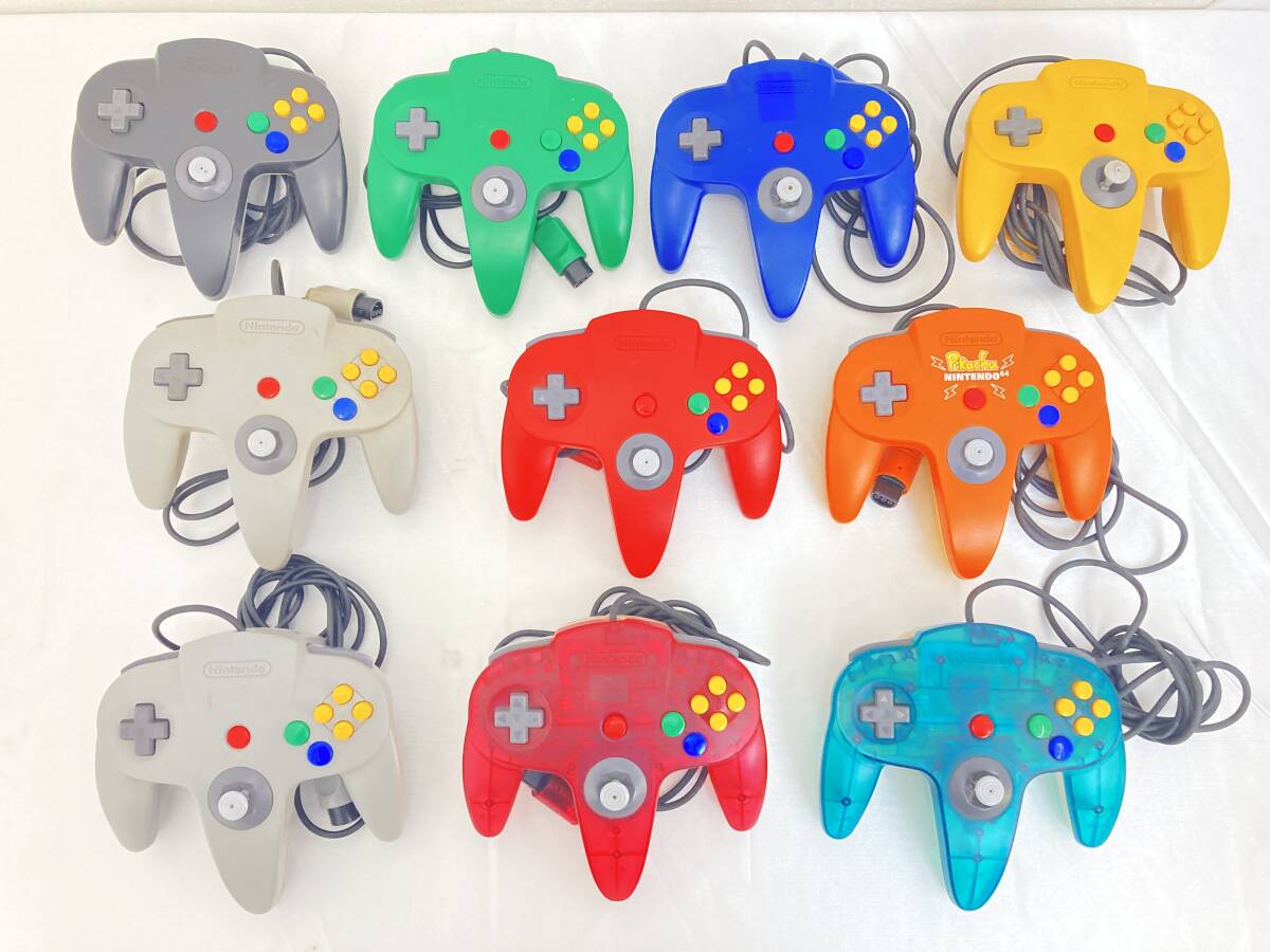 NINTENDO64 コントローラー 10点 大量 まとめ 任天堂64 NINTENDO64 コントローラー 10点 大量 まとめ 任天堂64
