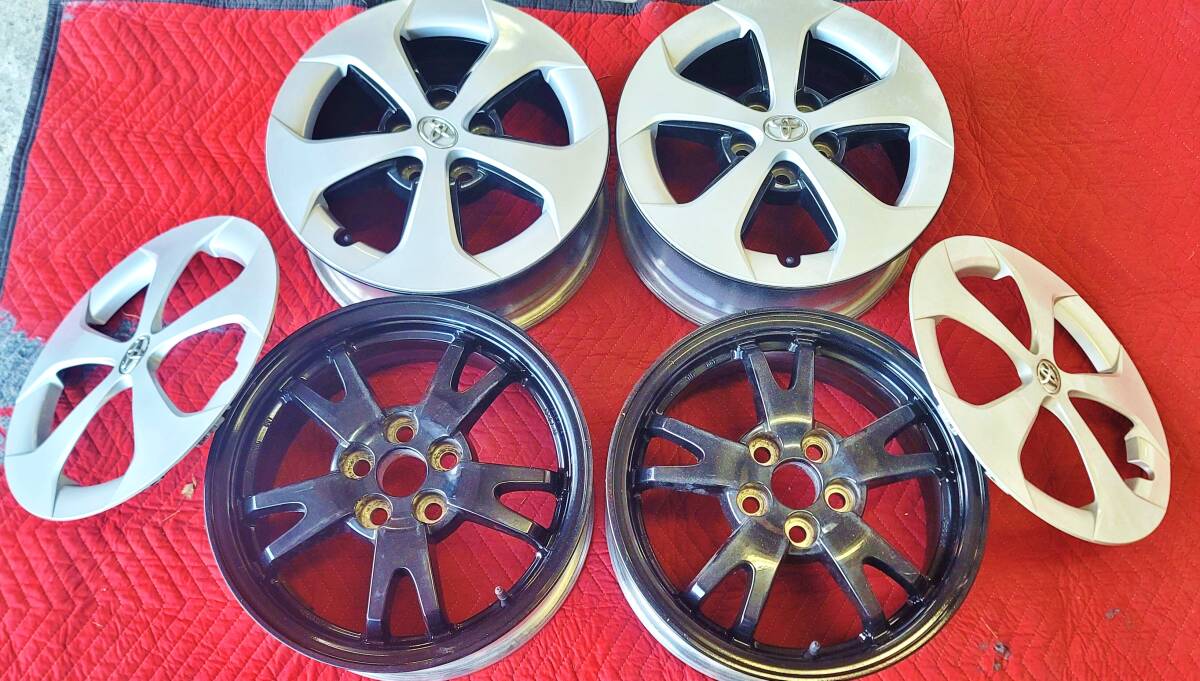 トヨタ純正】 30プリウス純正 ホイール 4本セット [15インチ 15 トヨタ純正】 30プリウス純正 ホイール 4本セット [15インチ 15