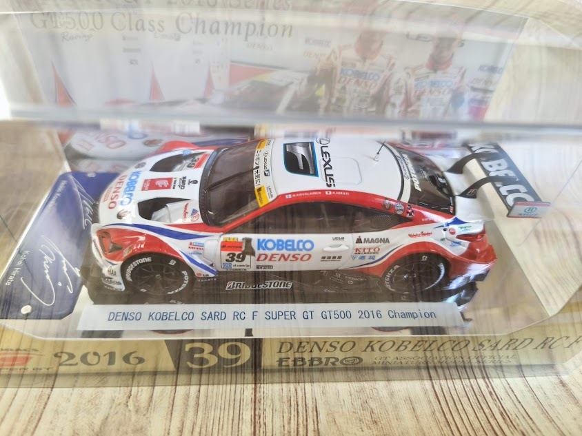 ミニカー EBBRO DENSO KOBELCO SARD RC F 2016 Champ RC 1/10 BODY Shell LEXUS RCF Denso Kobelco Sard Body