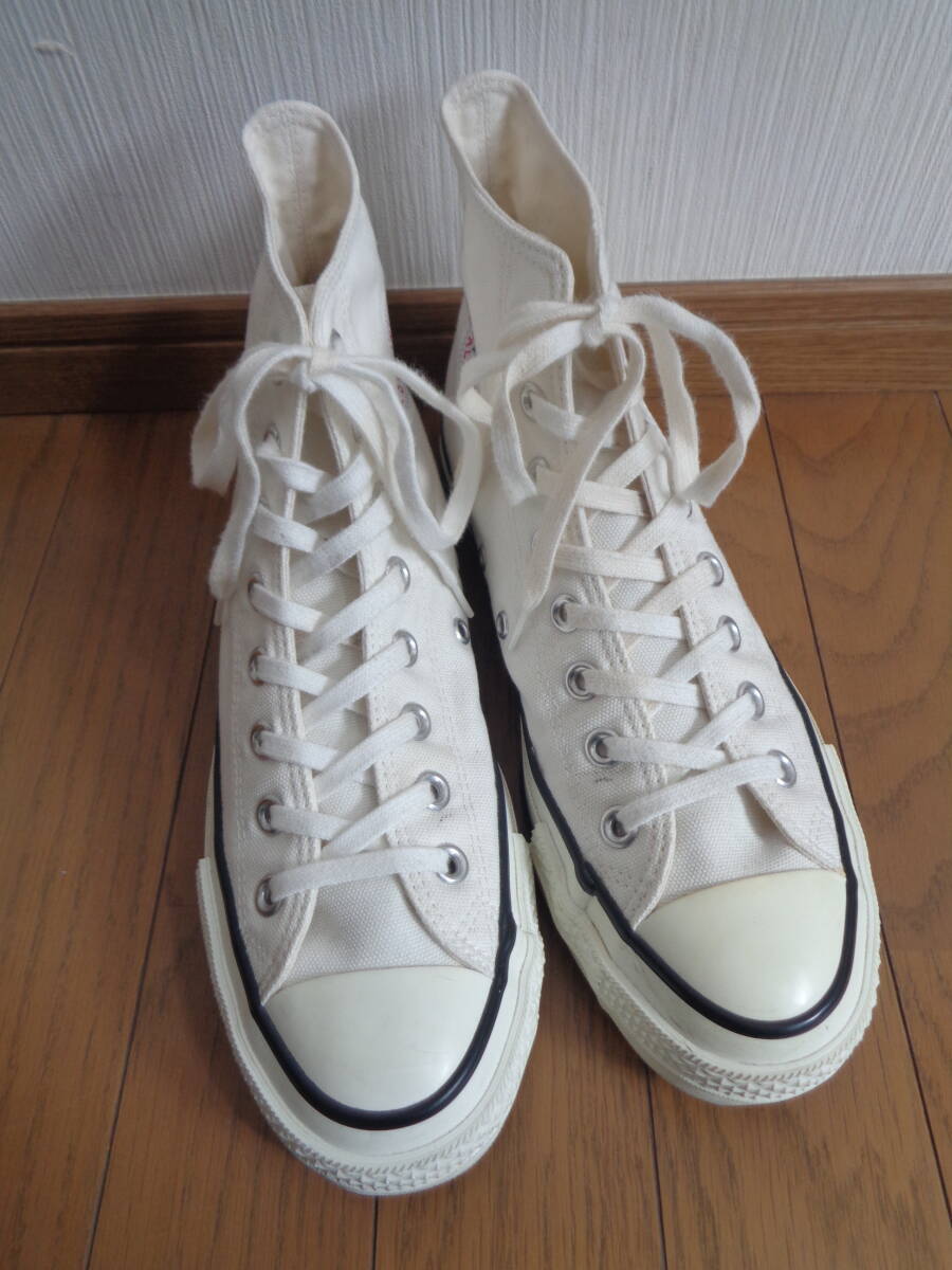 極上 美品 コンバース オールスター 希少色 ホワイト キャンバス 極上 美品 コンバース オールスター 希少色 ホワイト キャンバス