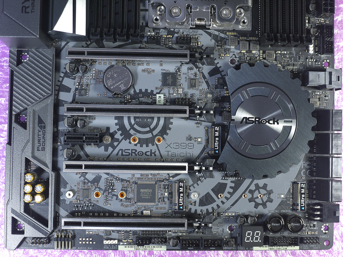ASRock X399 Taichi マザーボード ATX Socket TR4 (BTO取り外し品)
