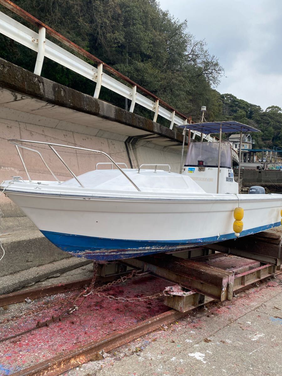 YAMAHA FF-20 50馬力 4スト GPS魚探 船検あと5年 油圧 格安 YAMAHA FF-20 50馬力 4スト GPS魚探 船検あと5年 油圧 格安