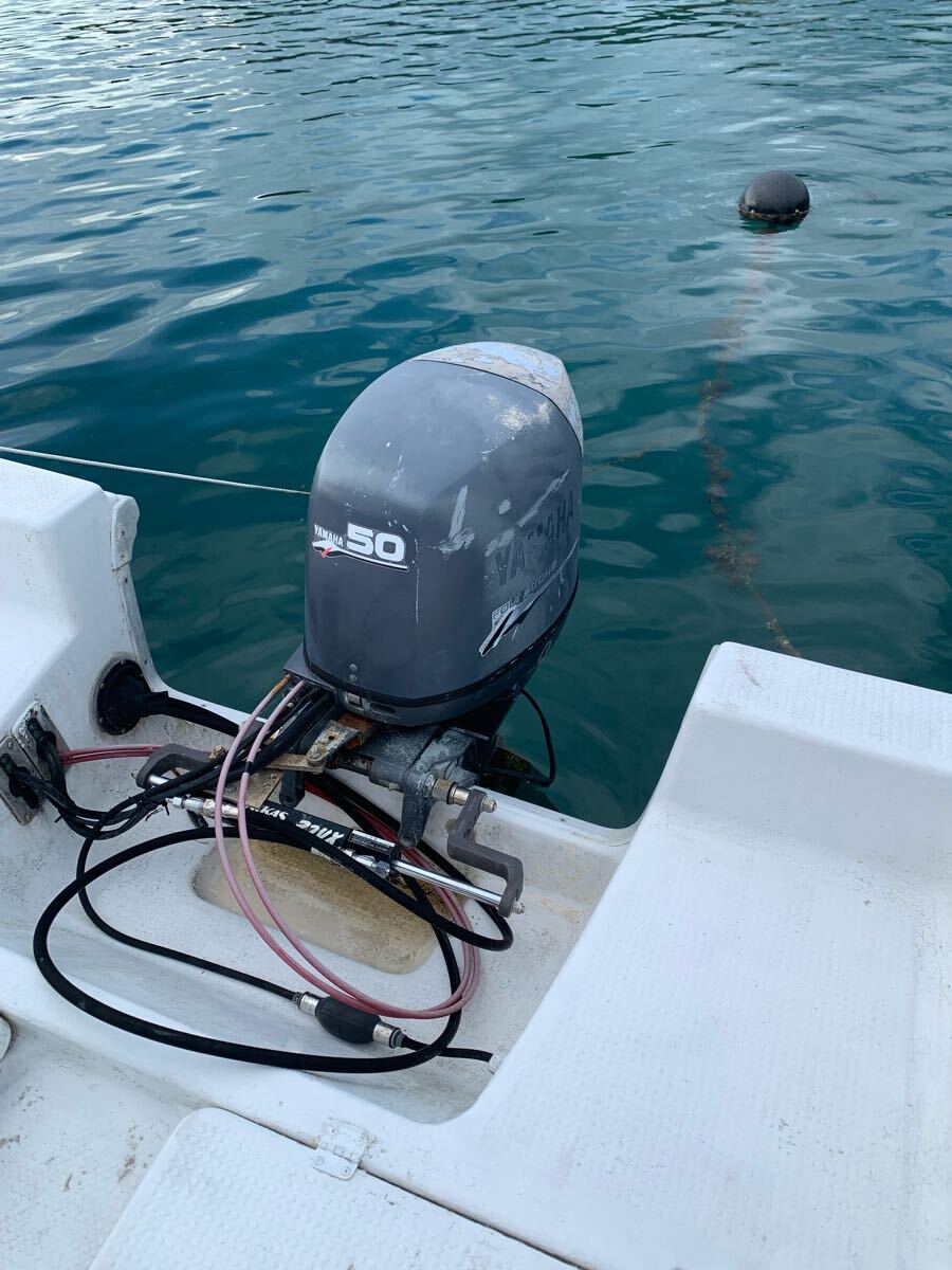 YAMAHA FF-20 50馬力 4スト GPS魚探 船検あと5年 油圧 格安 YAMAHA FF-20 50馬力 4スト GPS魚探 船検あと5年 油圧 格安