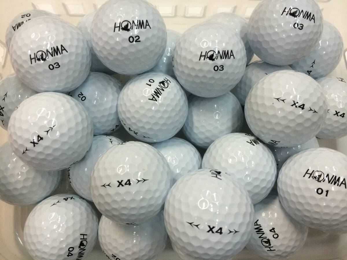 ☆ A級(jí) HONMA　X4　2020年モデル　ホワイト 30個(gè) 【ロストボール】(4)