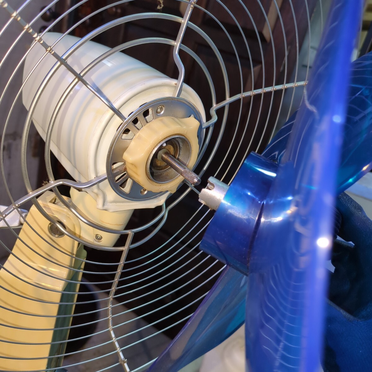  Showa Retro National сосна способ большой вентилятор F-35VB электризация подтверждено Matsushita электро- контейнер 35 см подлинная вещь античный Junk 